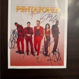 Pentatonix Autographed Poster